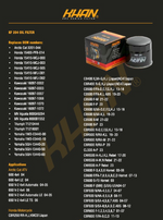 FILTRO DE ACEITE  KHAN KF-204